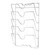 Mounted Pot Lid Rack Pot Cover Organizer Holder for Cabinet Door Wall 5 Lids