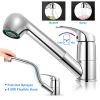 Pull Out Spray Sink Kitchen Faucet Zinc Alloy Mixer Tap Swivel Spout Single Handle