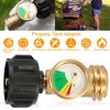 Propane Tank Refill Adapter Gas Level Indicator Meter for Propane Cylinder BBQ Grill RV Camper Appliances Type 1 Connection