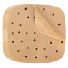 200Pcs Air Fryer Parchment Paper 9.05in Square Perforated Steamer Liner Sheet for Baking Cooking Easy Cleanup