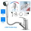 Pull Out Spray Sink Kitchen Faucet Zinc Alloy Mixer Tap Swivel Spout Single Handle
