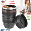 Camera Lens Coffee Mug Cup 13.6oz Food-Grade Stainless Steel Travel Photography Insulated Mug for All Ages
