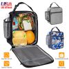 Insulated Lunch Box Portable Work Lunch Pail Bag School Lunchbox Picnic Food Storage Coolbag with Handle